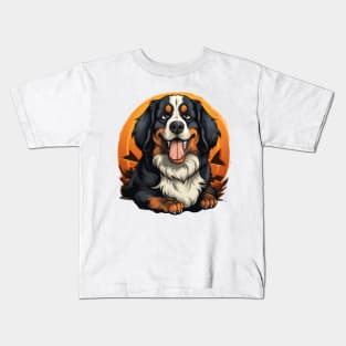 Halloween Bernese Mountain Dog #2 Kids T-Shirt